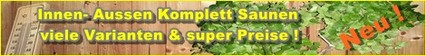 Werbung für die eigene Sauna